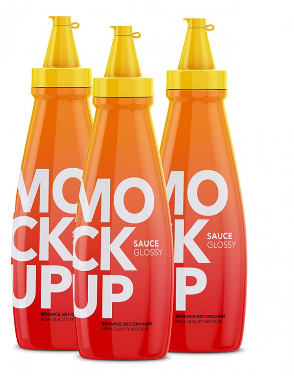 Sauce Bottle Mockup-1