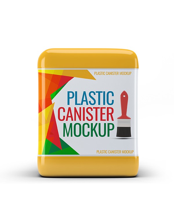 Plastic Container Mockup