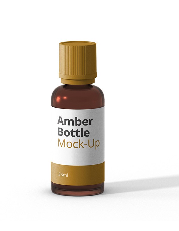 Amber Glass Bottle 