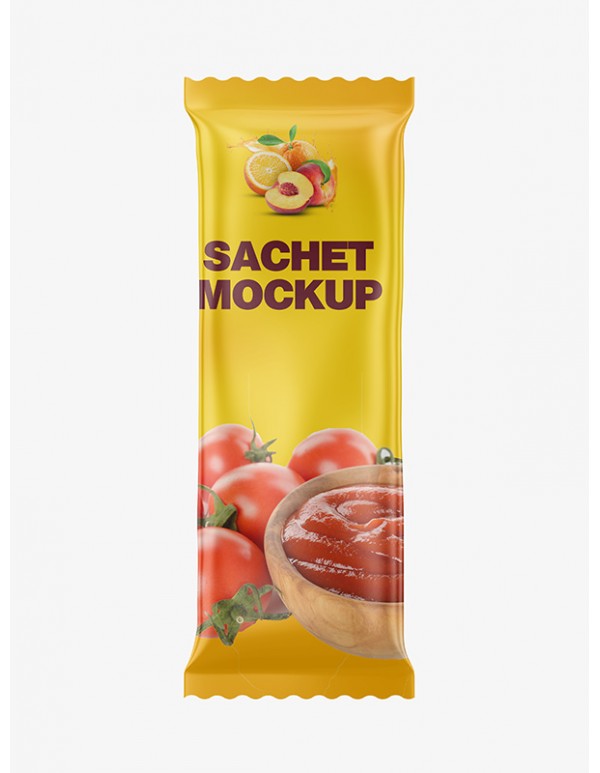 Sauce Sachet Mockup