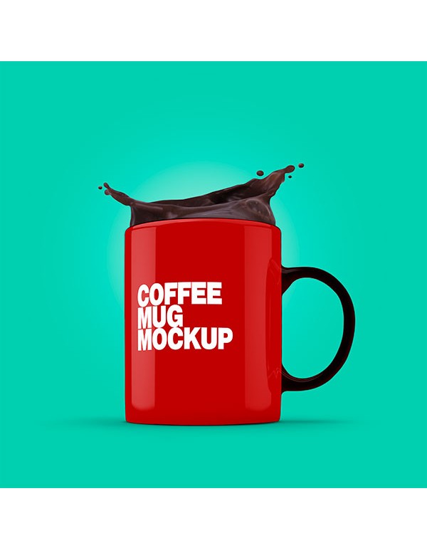 Coffee Mug with splash