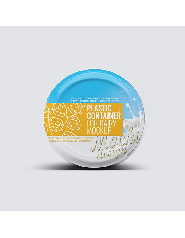 Plastic Container for Dairy products