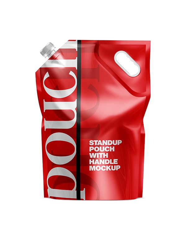 Stand Up Pouch with Spout and Handle