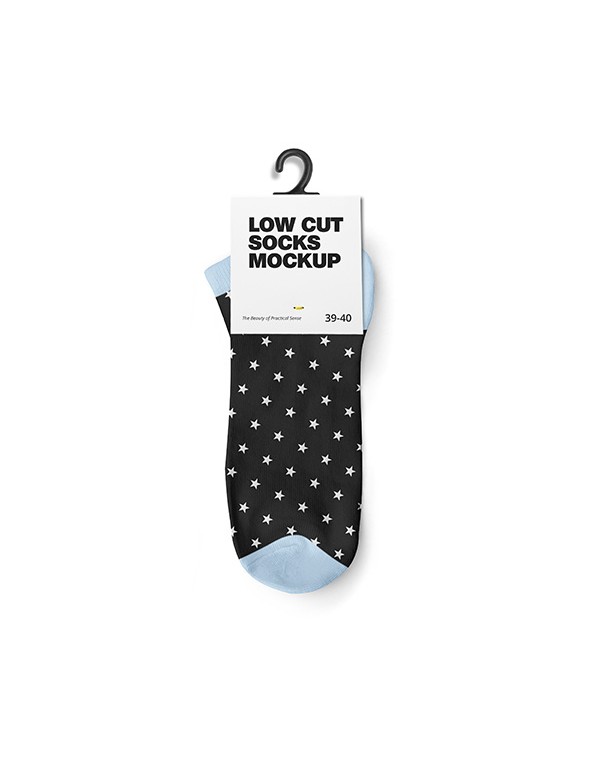 Low Cut Socks Mockup-02
